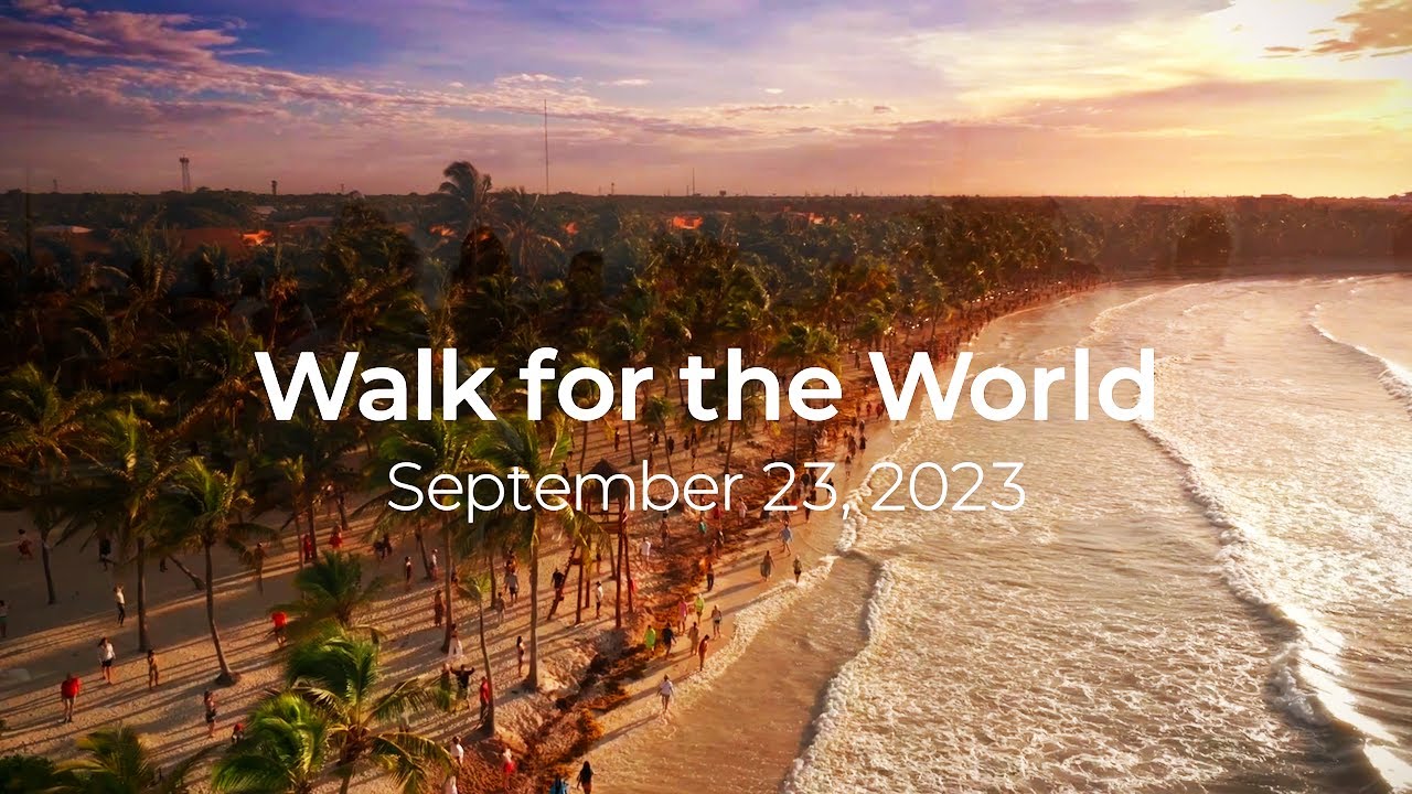 Aankondiging van Walk for the world