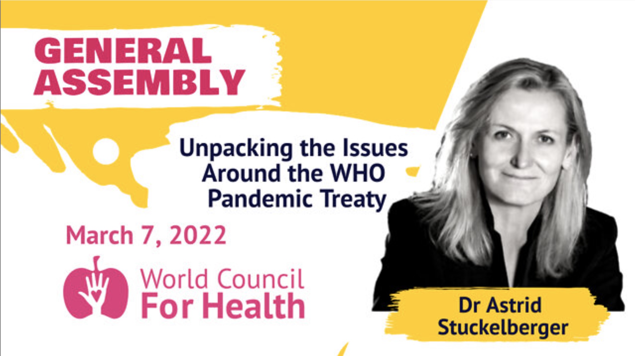 Dr. Astrid Stuckelberger: Uitpakken van de problemen rond het WHO Pandemieverdrag