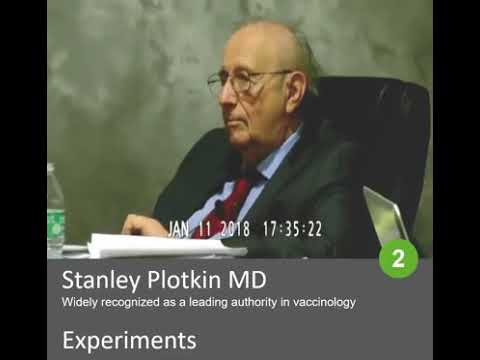 Plotkin onder ede: Vaccin experimenten