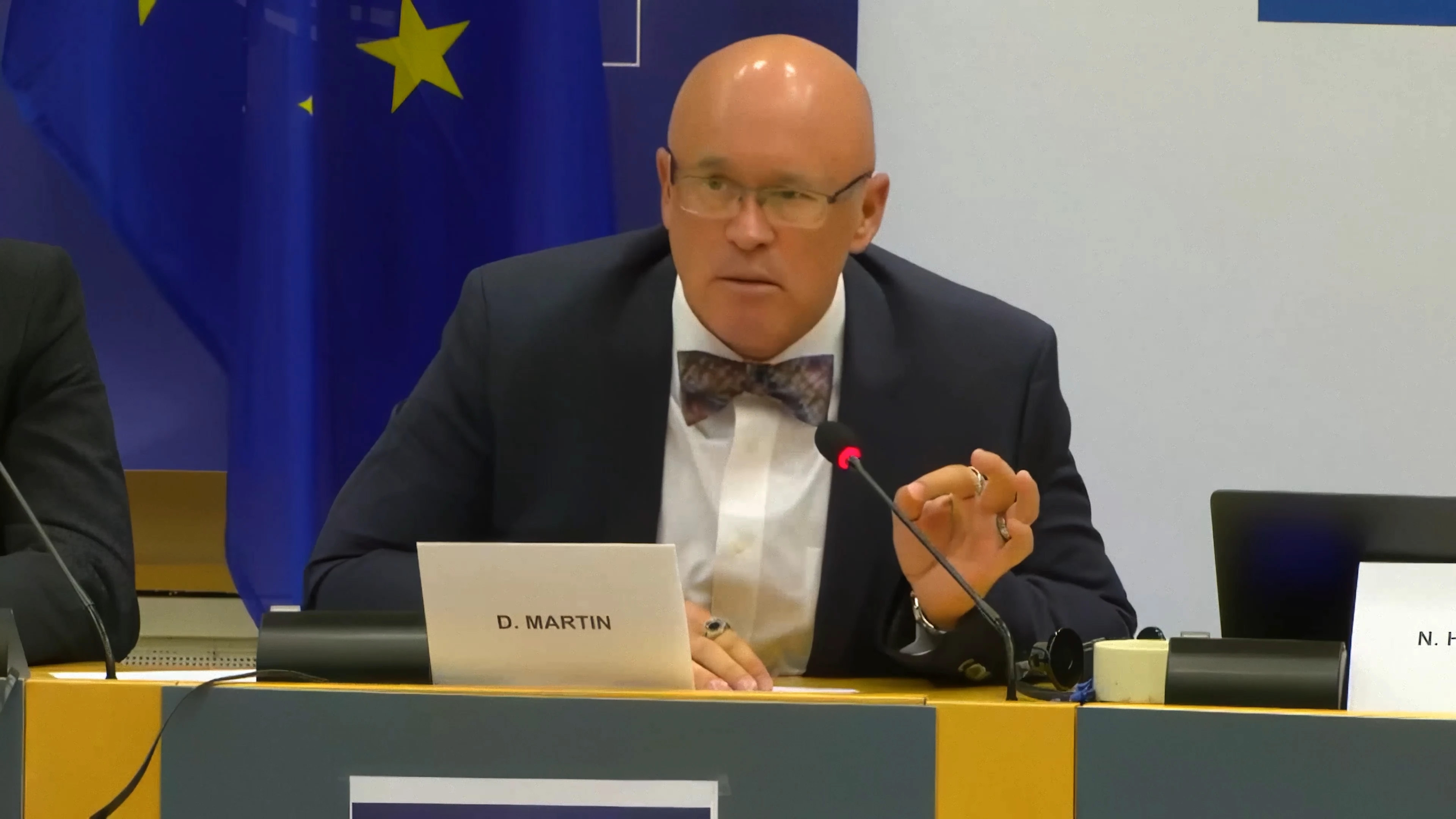 Presentatie van Dr. David Martin op de COVID-conferentie in het EU-parlement