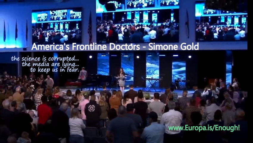 Covid lies and fear. Simone Gold - Frontline Doctors